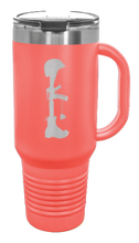 Load image into Gallery viewer, Soldiers Cross 40oz Handle Mug Laser Engraved
