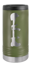 Load image into Gallery viewer, Soldiers Cross Laser Engraved Slim Can Insulated Koosie
