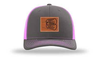 Charcoal / Neon Pink