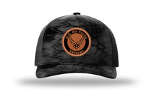 Load image into Gallery viewer, Air Force Veteran Leather Patch Richardson 112PFP Camo Hat
