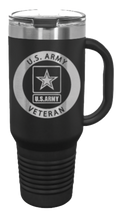 Load image into Gallery viewer, Army Veteran 40oz Handle Mug Laser Engraved
