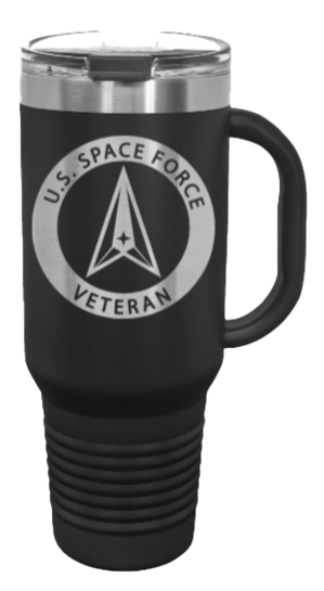 Space Force Veteran 40oz Handle Mug Laser Engraved