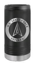 Load image into Gallery viewer, Space Force Veteran Laser Engraved Slim Can Insulated Koosie
