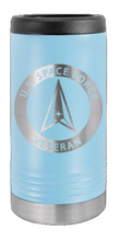 Load image into Gallery viewer, Space Force Veteran Laser Engraved Slim Can Insulated Koosie
