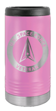 Load image into Gallery viewer, Space Force Veteran Laser Engraved Slim Can Insulated Koosie
