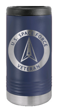 Load image into Gallery viewer, Space Force Veteran Laser Engraved Slim Can Insulated Koosie
