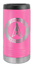 Load image into Gallery viewer, Space Force Veteran Laser Engraved Slim Can Insulated Koosie
