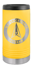 Load image into Gallery viewer, Space Force Veteran Laser Engraved Slim Can Insulated Koosie
