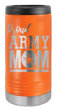 Load image into Gallery viewer, Proud Army Mom Laser Engraved Slim Can Insulated Koosie
