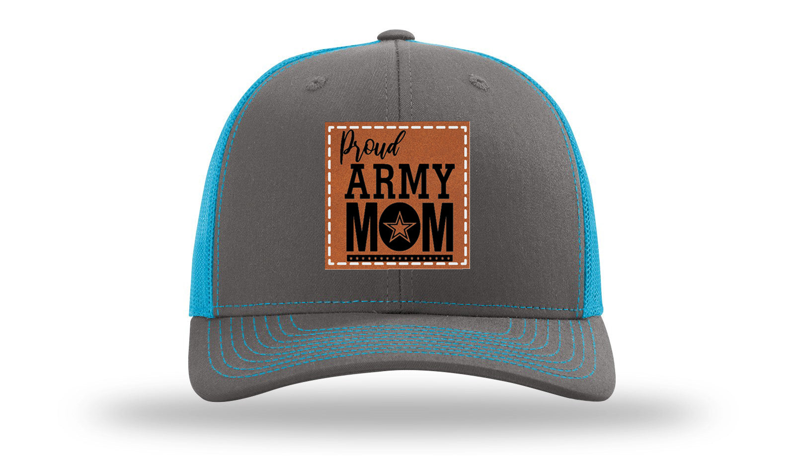 Charcoal / Neon Blue