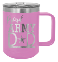 Load image into Gallery viewer, Proud U.S. Army Dad Laser Engraved Mug (Etched)
