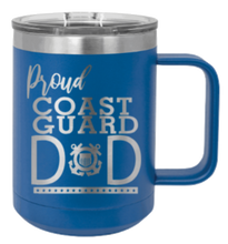 Load image into Gallery viewer, Proud Coast Guard Dad Laser Engraved Mug (Etched)
