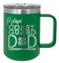 Load image into Gallery viewer, Proud Coast Guard Dad Laser Engraved Mug (Etched)
