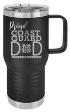 Load image into Gallery viewer, Proud Coast Guard Dad Laser Engraved Mug (Etched)
