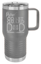 Load image into Gallery viewer, Proud Coast Guard Dad Laser Engraved Mug (Etched)
