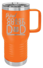 Load image into Gallery viewer, Proud Coast Guard Dad Laser Engraved Mug (Etched)
