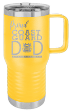 Load image into Gallery viewer, Proud Coast Guard Dad Laser Engraved Mug (Etched)
