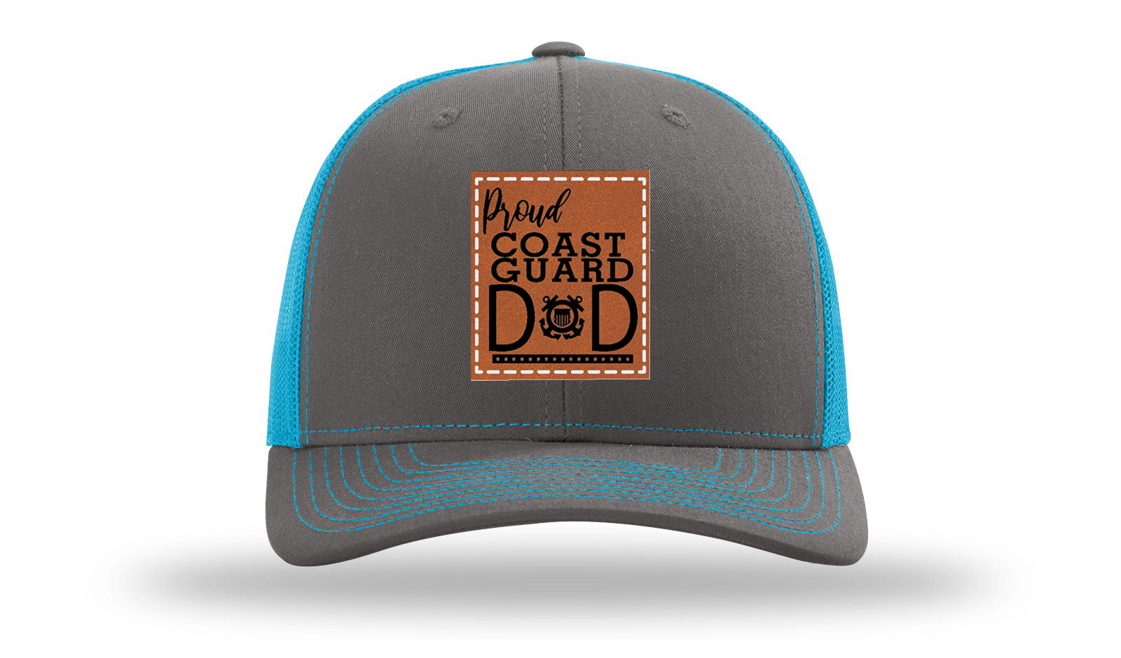 Charcoal / Neon Blue