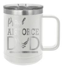 Load image into Gallery viewer, Proud Air Force Dad Laser Engraved Mug (Etched)
