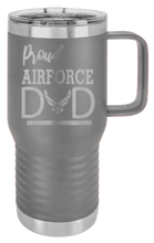 Load image into Gallery viewer, Proud Air Force Dad Laser Engraved Mug (Etched)
