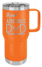 Load image into Gallery viewer, Proud Air Force Dad Laser Engraved Mug (Etched)
