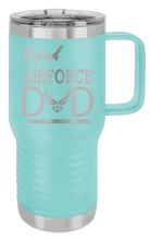 Load image into Gallery viewer, Proud Air Force Dad Laser Engraved Mug (Etched)
