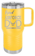 Load image into Gallery viewer, Proud Air Force Dad Laser Engraved Mug (Etched)
