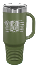 Load image into Gallery viewer, Combat Boots Flag 40oz Handle Mug Laser Engraved
