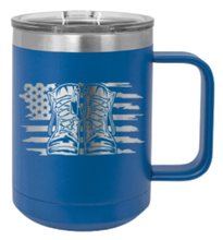 Load image into Gallery viewer, Combat Boots Flag Laser Engraved Mug (Etched)
