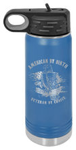 Load image into Gallery viewer, Veteran By Choice Laser Engraved Water Bottle (Etched)
