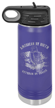 Load image into Gallery viewer, Veteran By Choice Laser Engraved Water Bottle (Etched)
