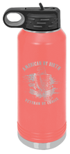 Load image into Gallery viewer, Veteran By Choice Laser Engraved Water Bottle (Etched)
