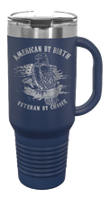 Load image into Gallery viewer, Veteran By Choice 40oz Handle Mug Laser Engraved
