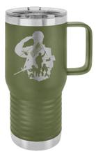 Load image into Gallery viewer, Soldier Laser Engraved Mug (Etched)
