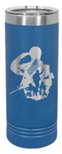 Load image into Gallery viewer, Soldier Laser Engraved Skinny Tumbler (Etched)
