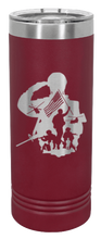 Load image into Gallery viewer, Soldier Laser Engraved Skinny Tumbler (Etched)
