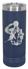 Load image into Gallery viewer, Soldier Laser Engraved Skinny Tumbler (Etched)
