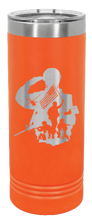 Load image into Gallery viewer, Soldier Laser Engraved Skinny Tumbler (Etched)
