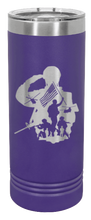 Load image into Gallery viewer, Soldier Laser Engraved Skinny Tumbler (Etched)
