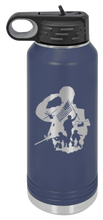 Load image into Gallery viewer, Soldier Laser Engraved Water Bottle (Etched)

