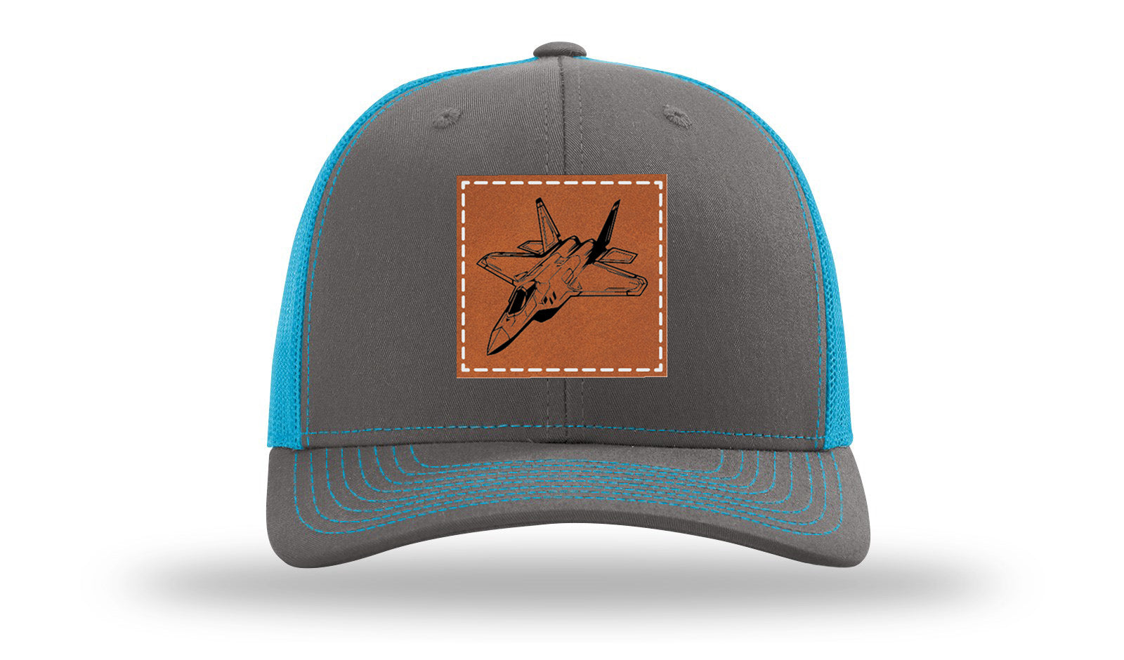 Charcoal / Neon Blue