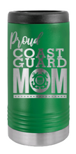 Load image into Gallery viewer, Proud Coast Guard Mom Laser Engraved Slim Can Insulated Koosie
