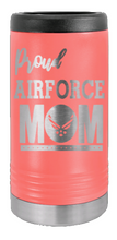 Load image into Gallery viewer, Proud Air Force Mom Laser Engraved Slim Can Insulated Koosie
