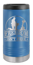 Load image into Gallery viewer, Freedom Isn&#39;t Free Laser Engraved Slim Can Insulated Koosie
