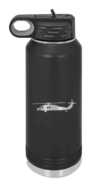 Blackhawk - 32oz Water Bottle Laser Engraved- Black