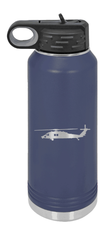Blackhawk - 32oz Water Bottle Laser Engraved- Navy