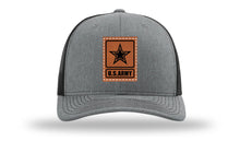 Load image into Gallery viewer, Army Leather Patch Richardson 112 Hat
