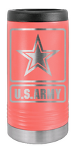 Load image into Gallery viewer, Army Laser Engraved Slim Can Insulated Koosie
