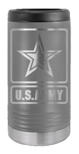 Load image into Gallery viewer, Army Laser Engraved Slim Can Insulated Koosie
