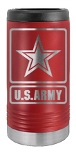 Load image into Gallery viewer, Army Laser Engraved Slim Can Insulated Koosie
